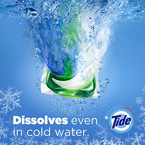 Tide PODS Liquid Laundry Detergent Soap Pacs HE Compatible 76 Count Powerful 3-in-1 Clean in one Step Spring Meadow Scent - Image 3